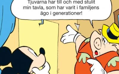 Musse Pigg löser gåtan – konsttjuvar i farten!