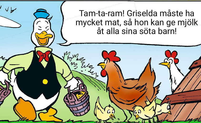 Deckargåta: Sju små grisar