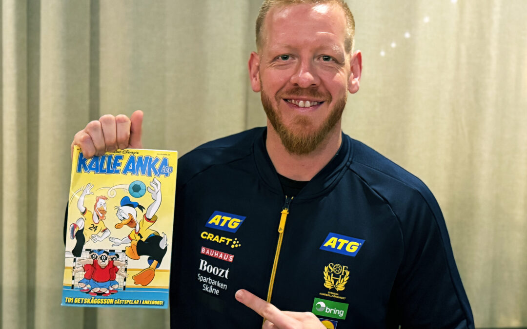 Jim Gottfridsson blir seriefigur i Kalle Anka