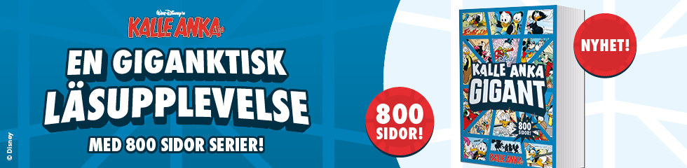 En gigantisk läsupplevelse med 800 sidor Kalle Anka & C:o serier! NYHET!