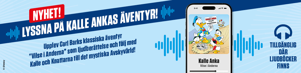 NYHET - Lyssna på Kalle Ankas äventyr! 