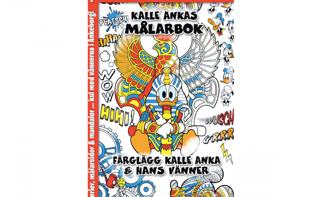 Färglägg Ankeborg i ny målarbok!