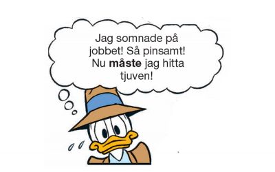 Detektiv Kalle Anka i veckans deckargåta